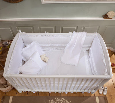 Bijeli krevetić na ljuljanje (70x130cm)