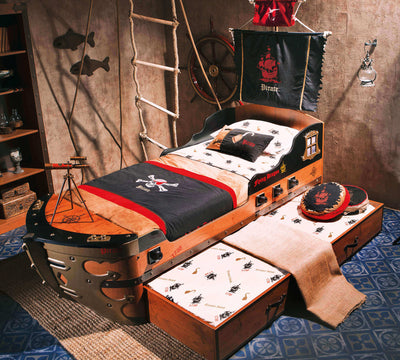 Pirate ladica/pomoćni krevet za brod krevet (90x180 cm)