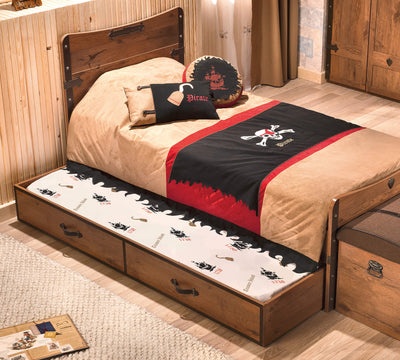 Pirate ladica/pomoćni krevet (90x190 cm)