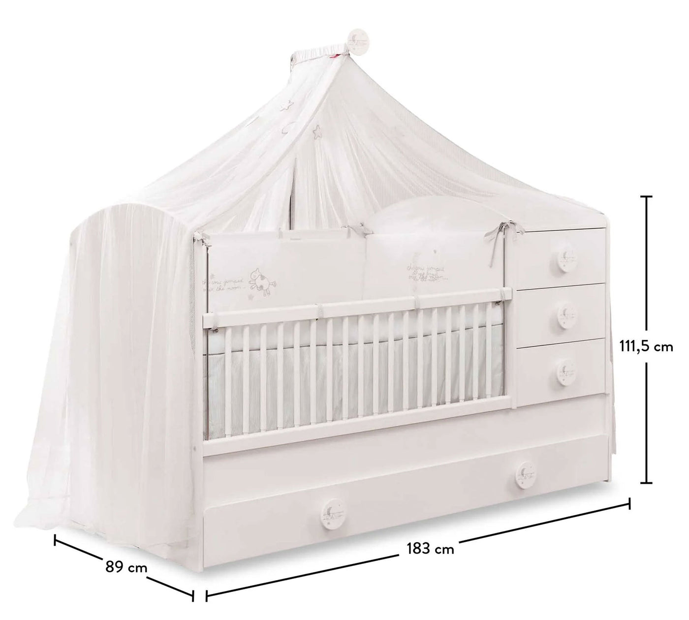 Baby Cotton Sl Transformirajući Krevetić (za odrasle) (80x180 cm)
