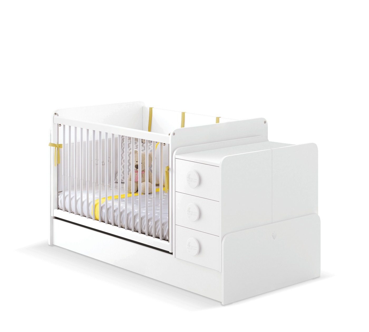 Baby Cotton Dječiji Krevetić na ljuljanje (70x115-70x160 cm)