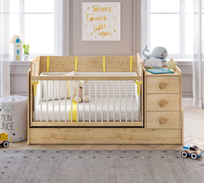 Baby Mocha transformirajući krevetić (Na Ljuljanje ) (70x115-70x160 cm)