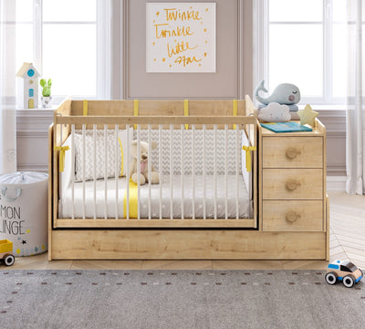 Baby Mocha transformirajući krevetić (Na Ljuljanje ) (70x115-70x160 cm)