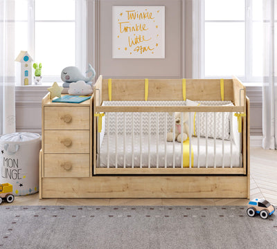 Baby Mocha transformirajući krevetić (Na Ljuljanje ) (70x115-70x160 cm)