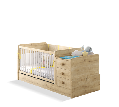 Baby Mocha transformirajući krevetić (Na Ljuljanje ) (70x115-70x160 cm)