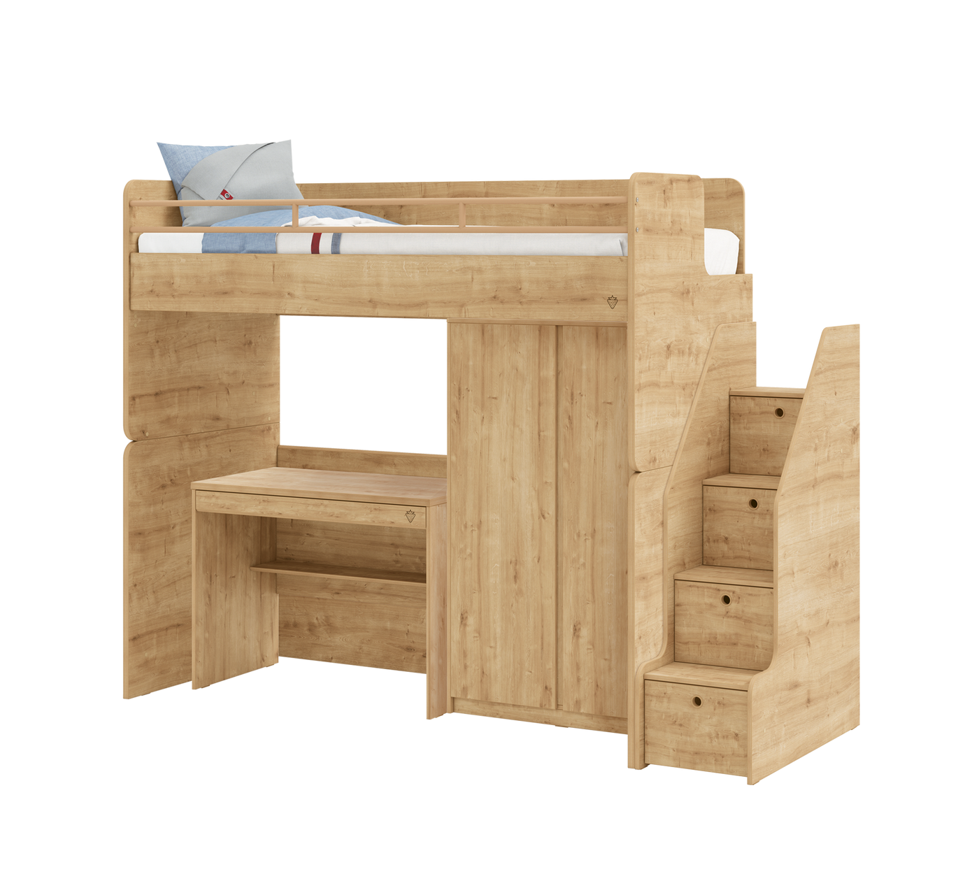 Studio hrast set-5 (90x200 cm)