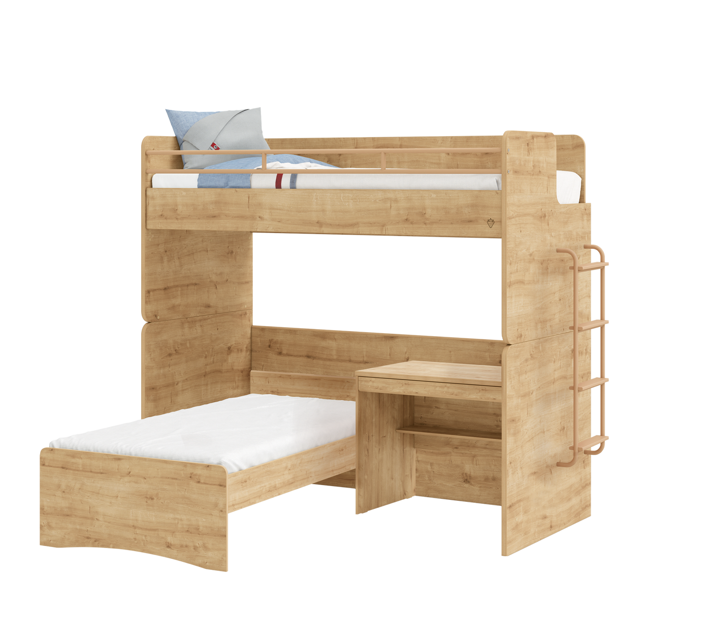 Studio hrast set-8 (90x200 cm)