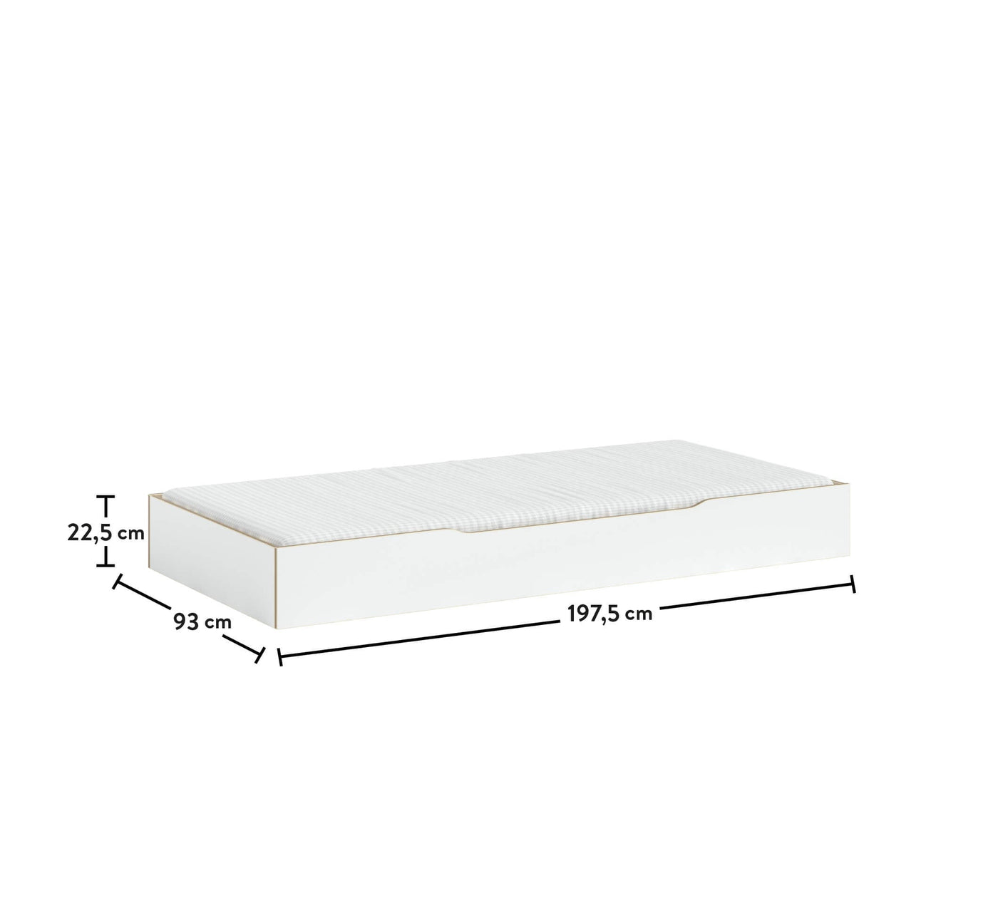 Modera pomoćni krevet/ladica (90x190 cm)