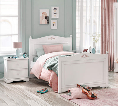 Rustic White krevet