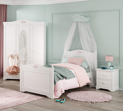 Rustic White krevet