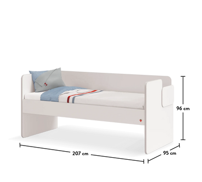 Studio White gornji krevet (90x200 cm)