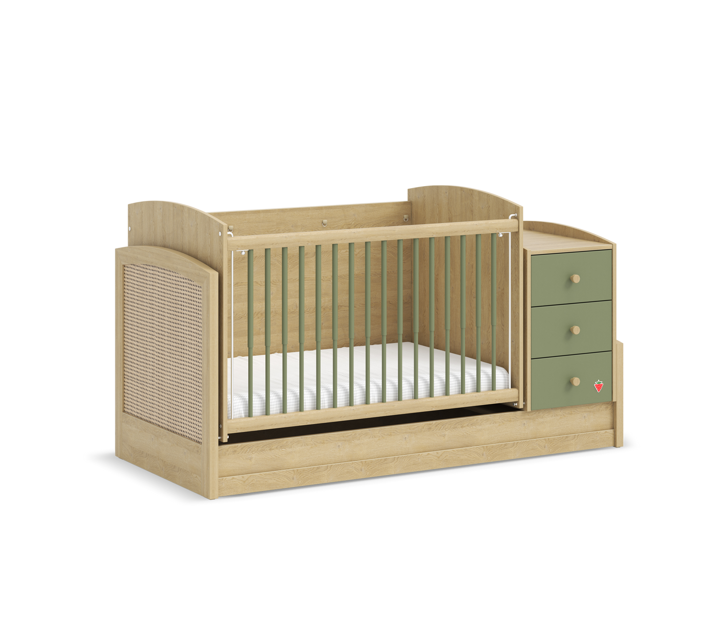 Baby Loof transformirajući krevetić (na ljuljanje) (70x115-70x160 cm)