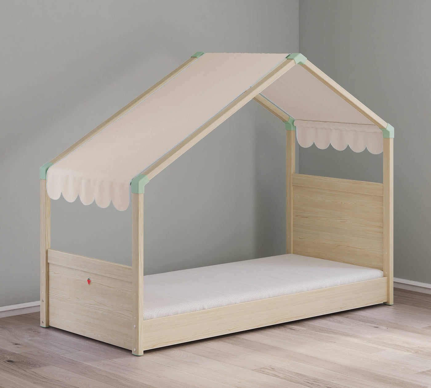 Montes bočna krovna tenda za krevet (krem)