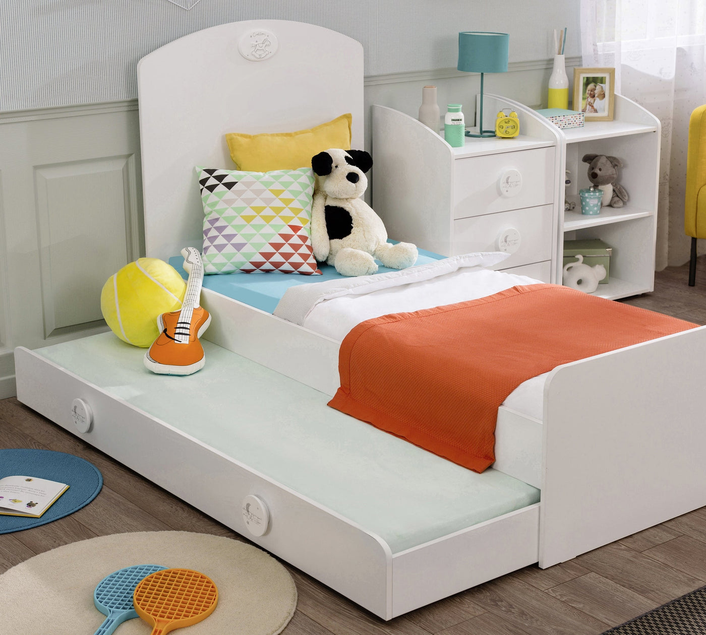 Baby Cotton Transformirajući Krevet Sa Ladicom/Pomoćnim Krevetom (80x180 cm)