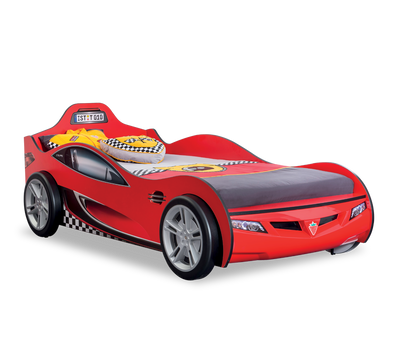 Racecup Auto Krevet (Crveni) (90x190 cm)